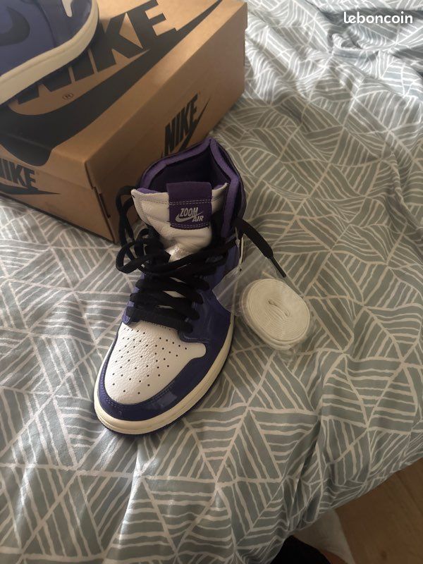Chaussure Jordan violette (image 5)