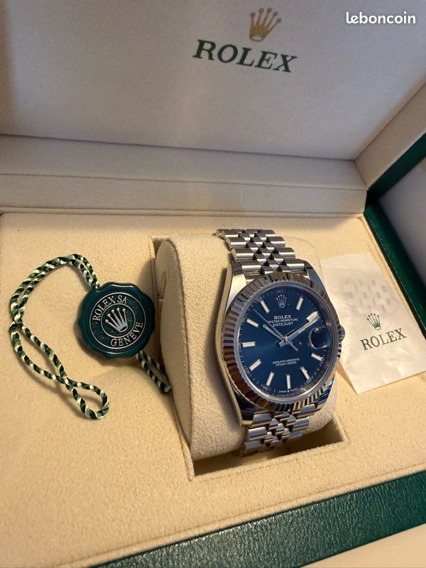 Rolelex Datejust 41 – Réf. 126334 – Cadran bleu – Jubilee – Full Set 2023 (image 5)