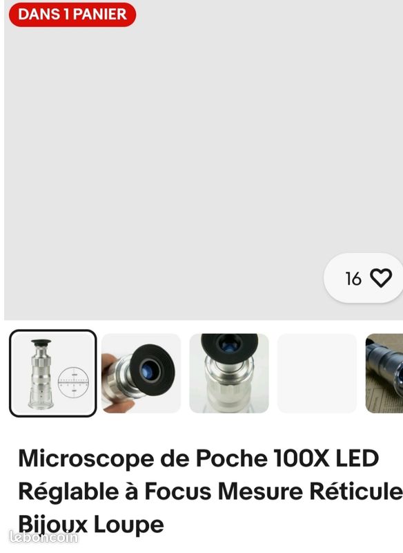 Microscope de précision x100 (image 1)