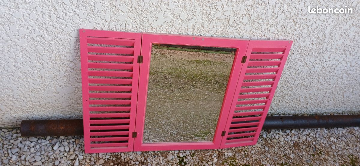 Superbe miroir rose (image 2)