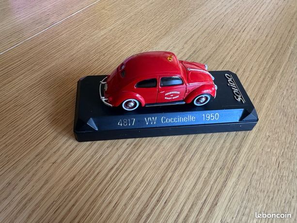 Voiture Miniature De Pompiers Solido 1/43 – Volkswagen Coccinelle 1950 – Ville D'Eu – Occasion