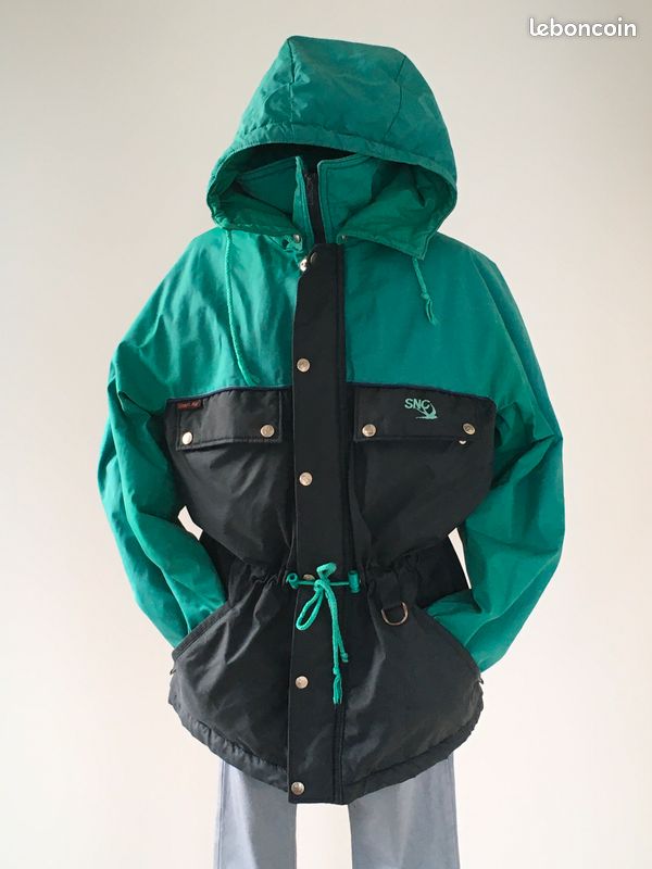 Veste parka de ski mixte SNC bicolore (image 1)