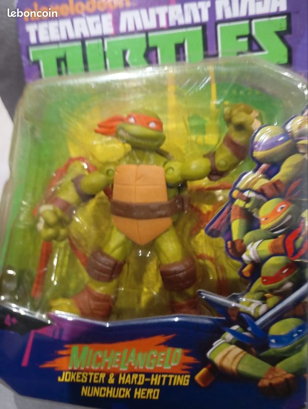 Figurine Michelangelo Ninja Turtles - Nickelodeon - Neuf - Collection Ou Jouet