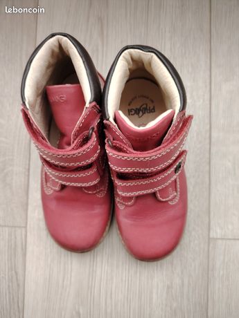 Bottines Primigi Pour Fille - Cuir Nubuck Noir - Semelle Plateforme - Style Tendance