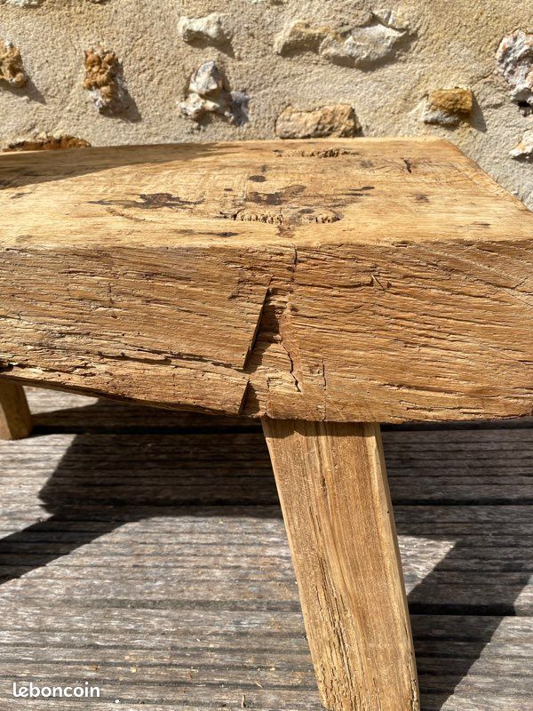 Banc/tabouret en bois (image 7)