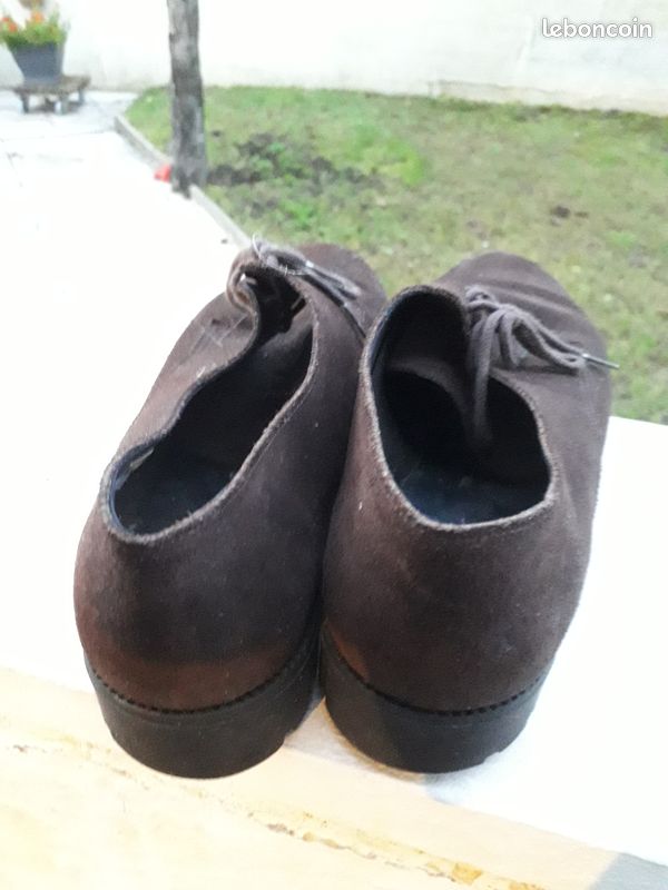 Mocassins en daim femme t.39 (image 3)