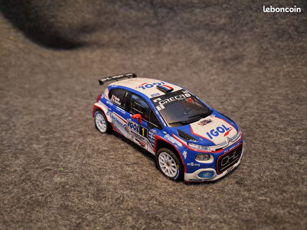 Ixo 1/43 Citroën C3 R5 N°21 – Rallye D'Estonie 2020 – Miniature Voiture Rallye