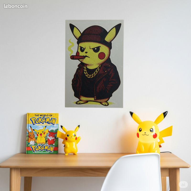 gangster pikachu drawing
