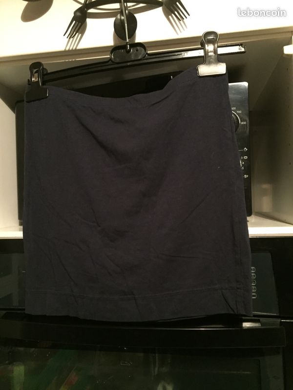 Jupe marine basic H&M taille 36 (image 1)