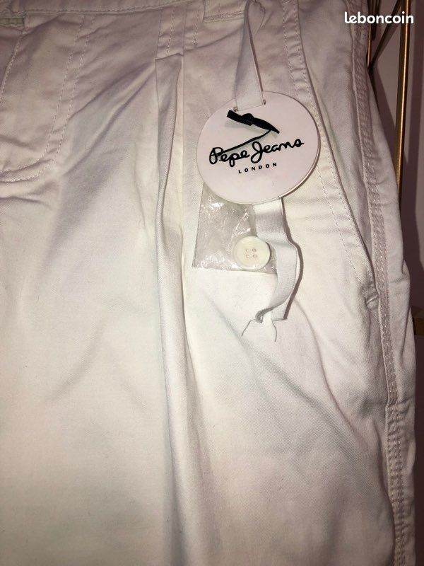 Pantalon blanc Pepe Jeans (image 3)
