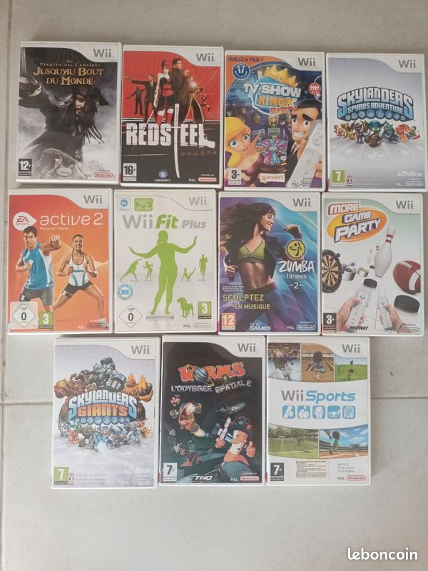 Lot De Jeux Wii - Inclut 007 Quantum Of Solace, En Très Bon état Avec Boîte Et Notice