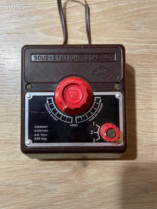⚡ Sous-station Jouef Type 486 – Variateur 6,5V / 0,25A – Vintage années 50-60 (image 1)