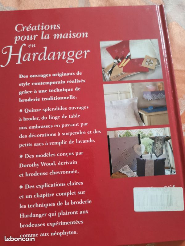 Livre "Créations pour la maison en Hardanger" - Dorothy Wood (image 4)