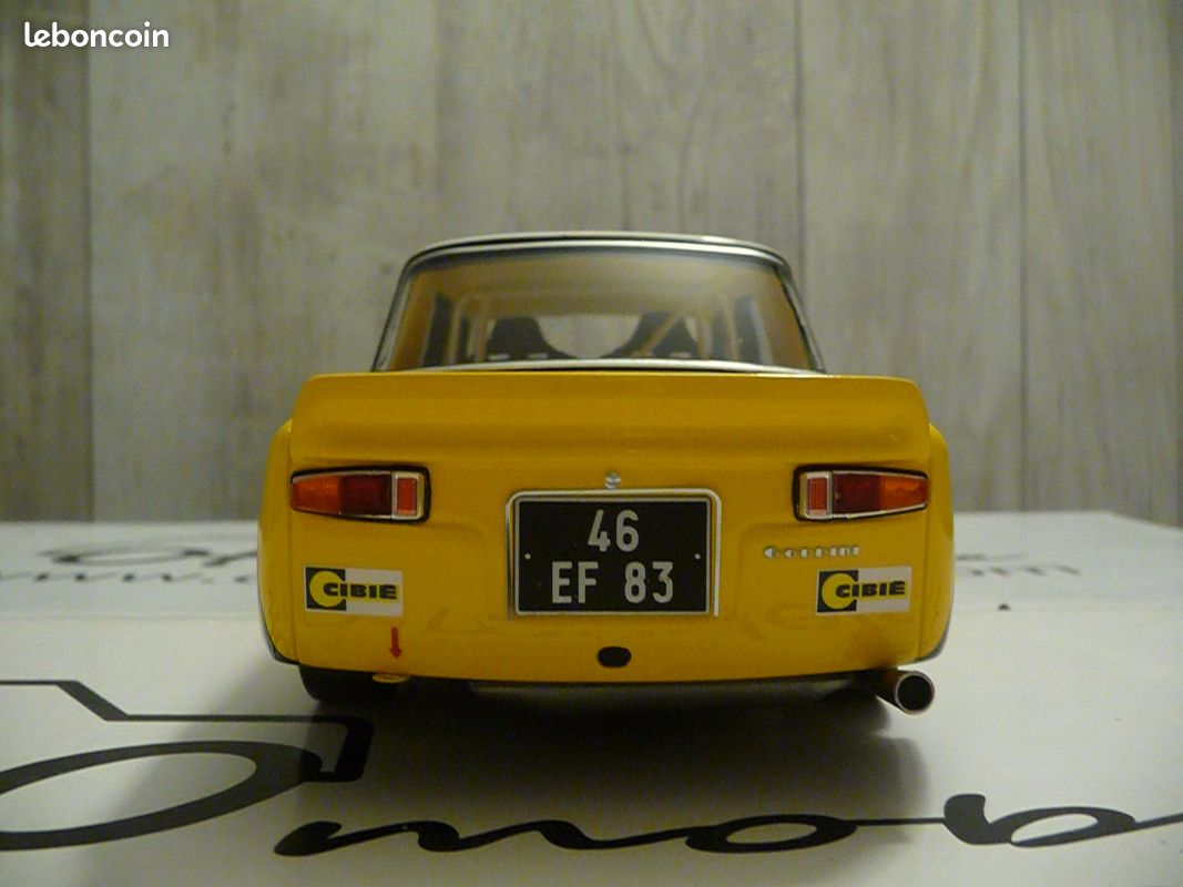 Miniature Ottomobile 1/18 Renault 8 R8 Groupe F Rallye, Occasion