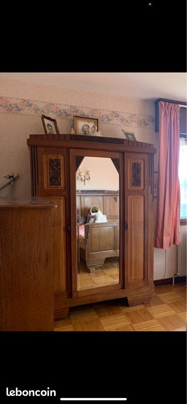 Chambre à coucher rustique en très bon état (image 1)