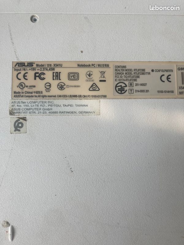 Batterie Pour PC Portable ASUS TUF765GM-EV148T - D'occasion Fonctionnelle