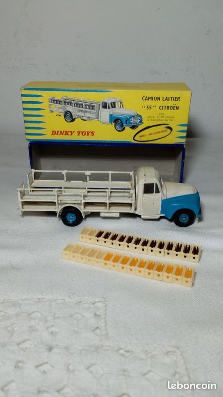 Dinky Toys Citroën Laitier 55 – Meccano – Jouet Ancien En Boîte – Occasion