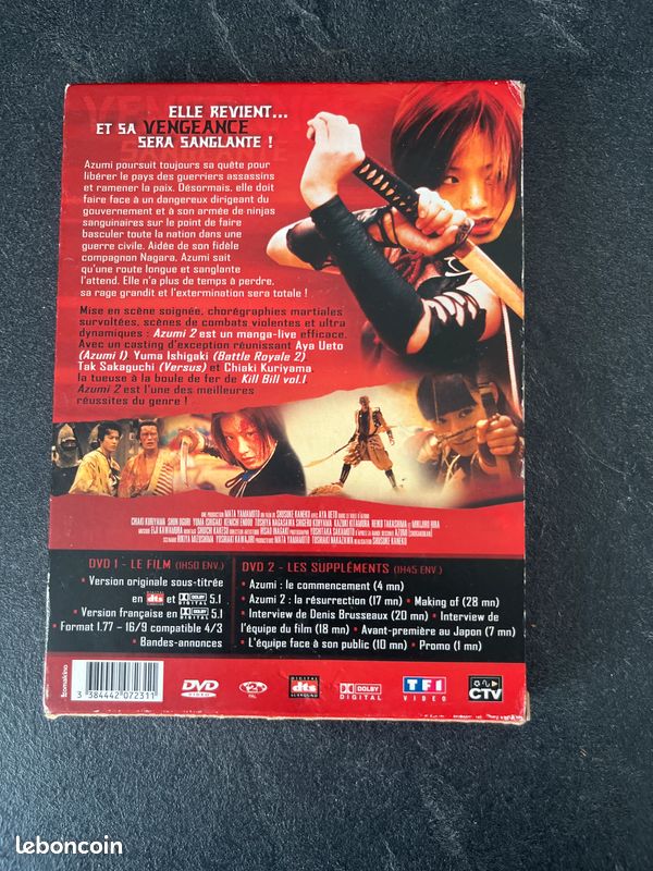 DVD Azumi 2 : Love or Death - Édition avec fourreau - Shusuke Kaneko (image 2)
