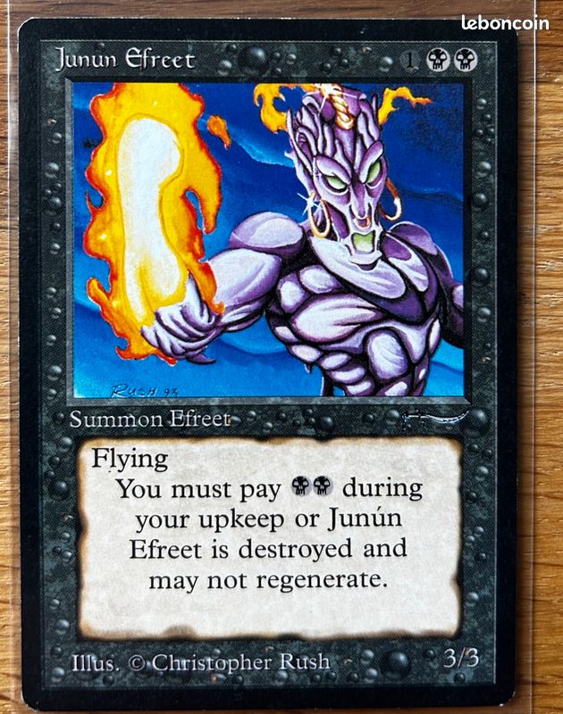 Carte Magic – Junún Efreet – Arabian Nights (1993) – NM - Collection