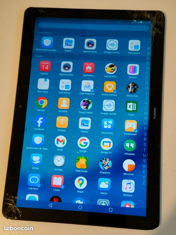 HUAWEI Mediapad T5 10 Wi-FI Tablette Tactile 10.1 Noir (16Go HUAWEI Mediapad T5 10 Wi-FI Tablette Tactile 10.1 Noir (16Go