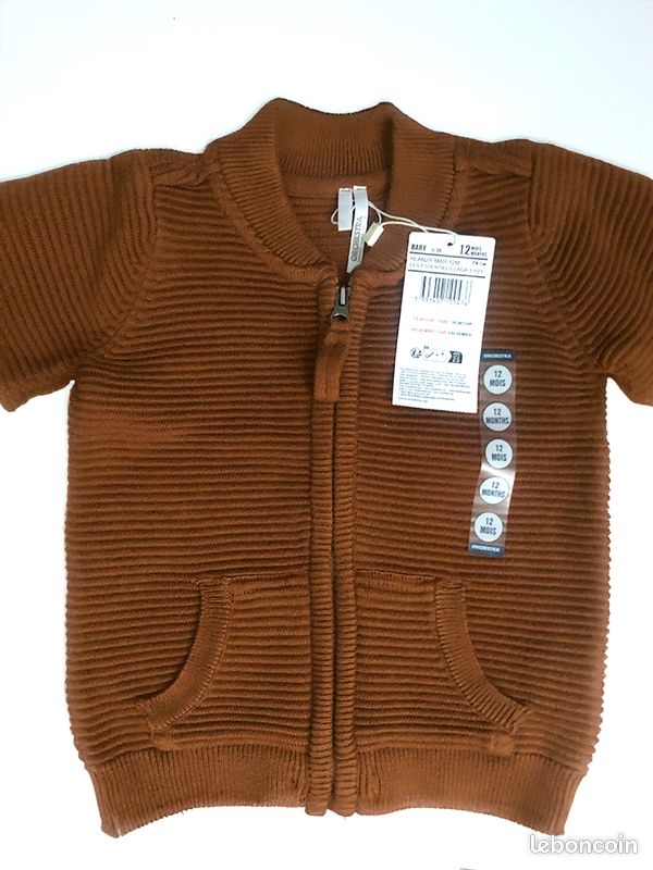 Sweat chaud zippé, garçon 12 mois + (image 6)
