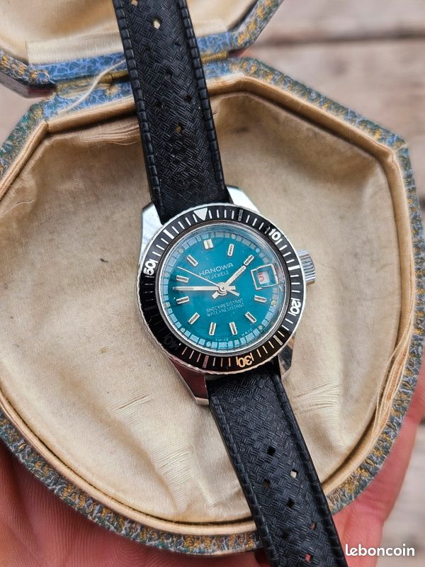 Montre De Plongée Selhor Mécanique Pour Femme - Modèle Ancien Et Vintage - Occasion