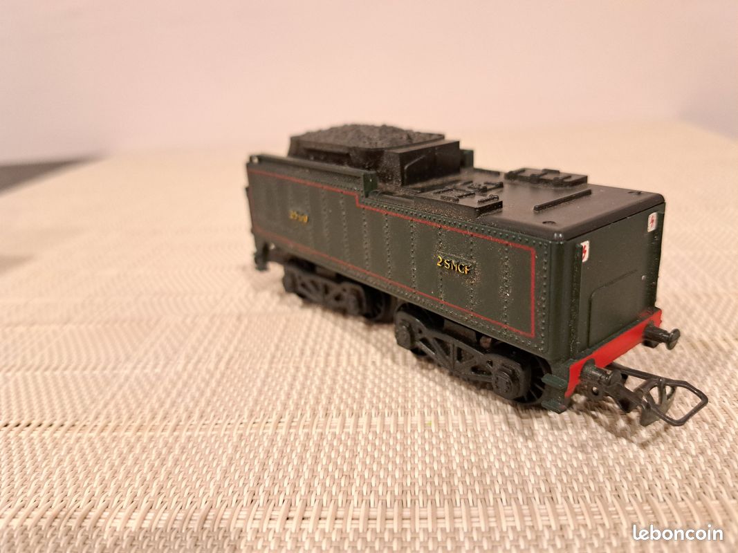 Locomotive Vapeur Jouef 231.C.60 – Pacific HO, Tender, Boîte 835, Fonctionne