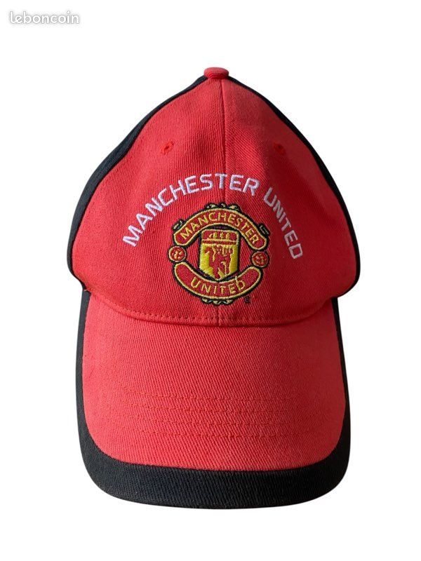 Casquette Vintage Manchester United – Années 90, Style Korea Yupoong, Noire