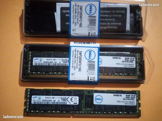 Ram 32 go (2x16go) dell snp20d6fc/16g Accessoires informatique