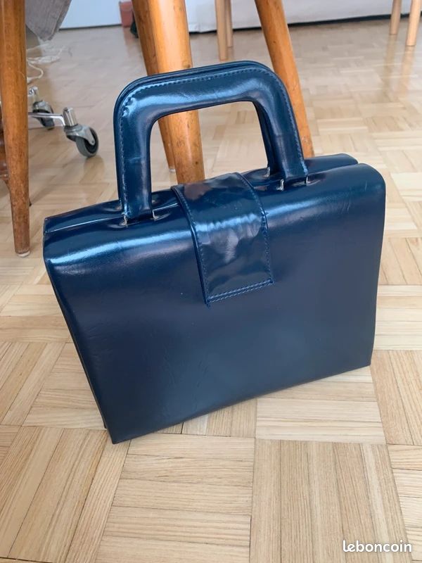 Valise Vintage Cheney – Cuir Marron – Bagage Rétro Pour Voyage Ou Décoration