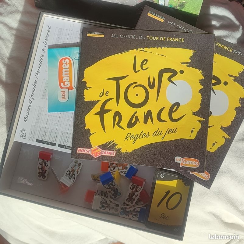 RARE JEU DE société ancien TOUR DE FRANCE CYCLISTE ET GRAND RALLYE