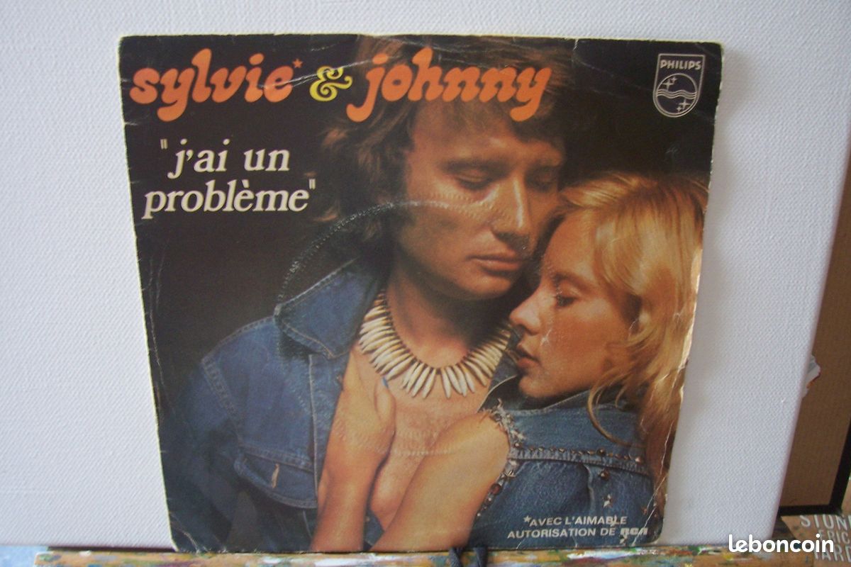 Deux 45 tours johnny et sylvie vartan ou au choix année 1971 (image 1)