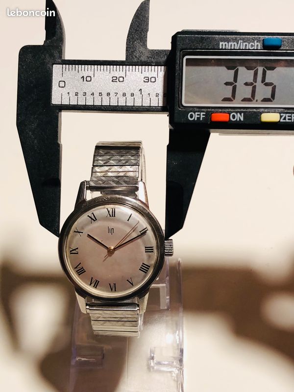 Cadran De Montre Vintage LIP - Ancien Modèle 23.65 X 23.65 Mm - Pour Collection Ou Restauration