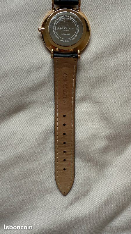 Montre Rosefield noir et dorée (image 7)