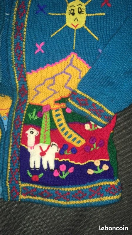 Gilet fait main 5ans (image 2)