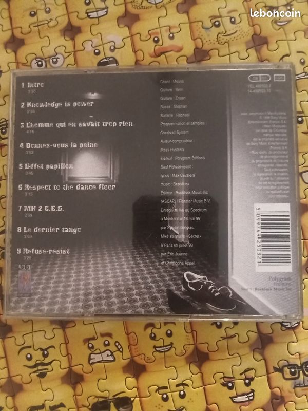 CD MASS HYSTERIA - Live (image 2)