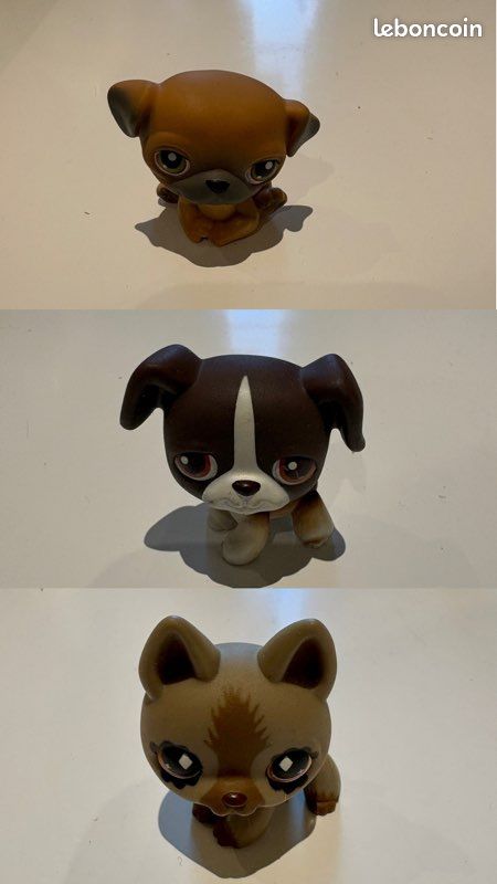 Lot de 9 figurines chien Pet Shop (image 2)