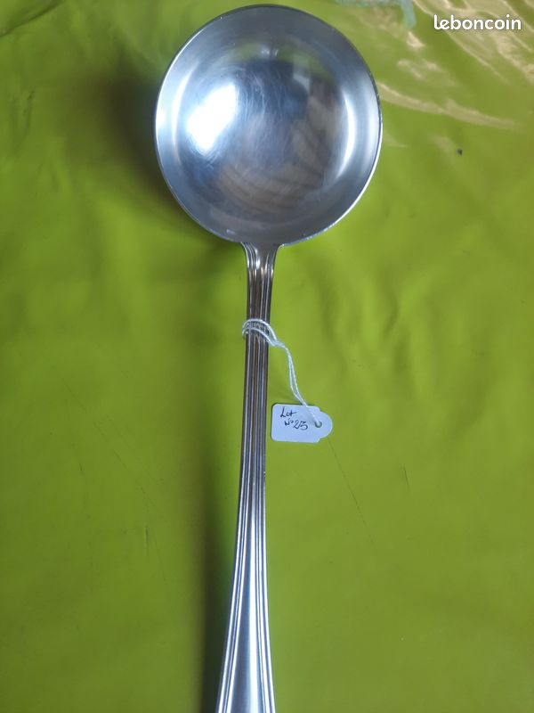 Louche en métal argenté le couvert français coquille - Arts de la table