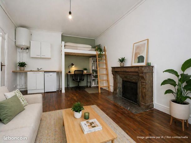 Studio 1 pièce 23 m² — 1