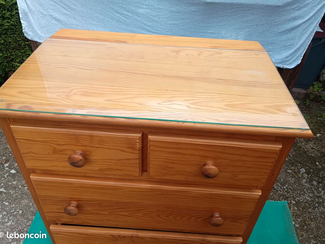 Commode pin massif (image 7)