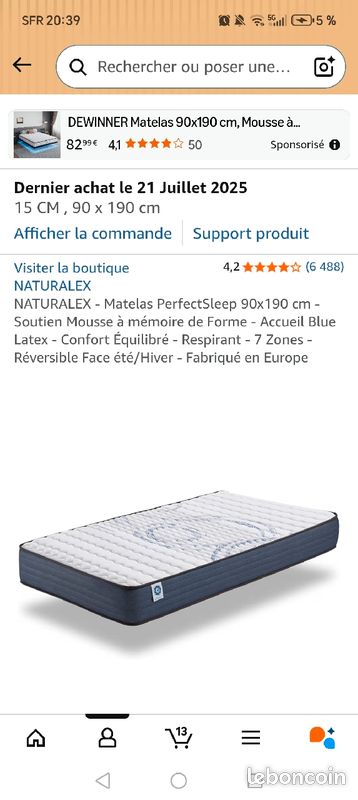Matelas 90 (image 2)