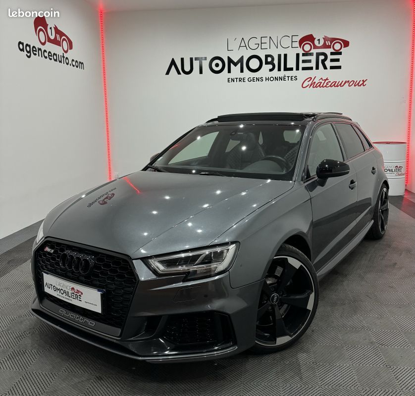 Audi rs3 daza sportback ph2 8v2 2.5 tfsi 400cv s-tronic 7 quattro sieges rs electriques chauf/toit ouv/keyless/gps/multimedia/bluetooth/bang&olufsen/vente a pro (image 1)