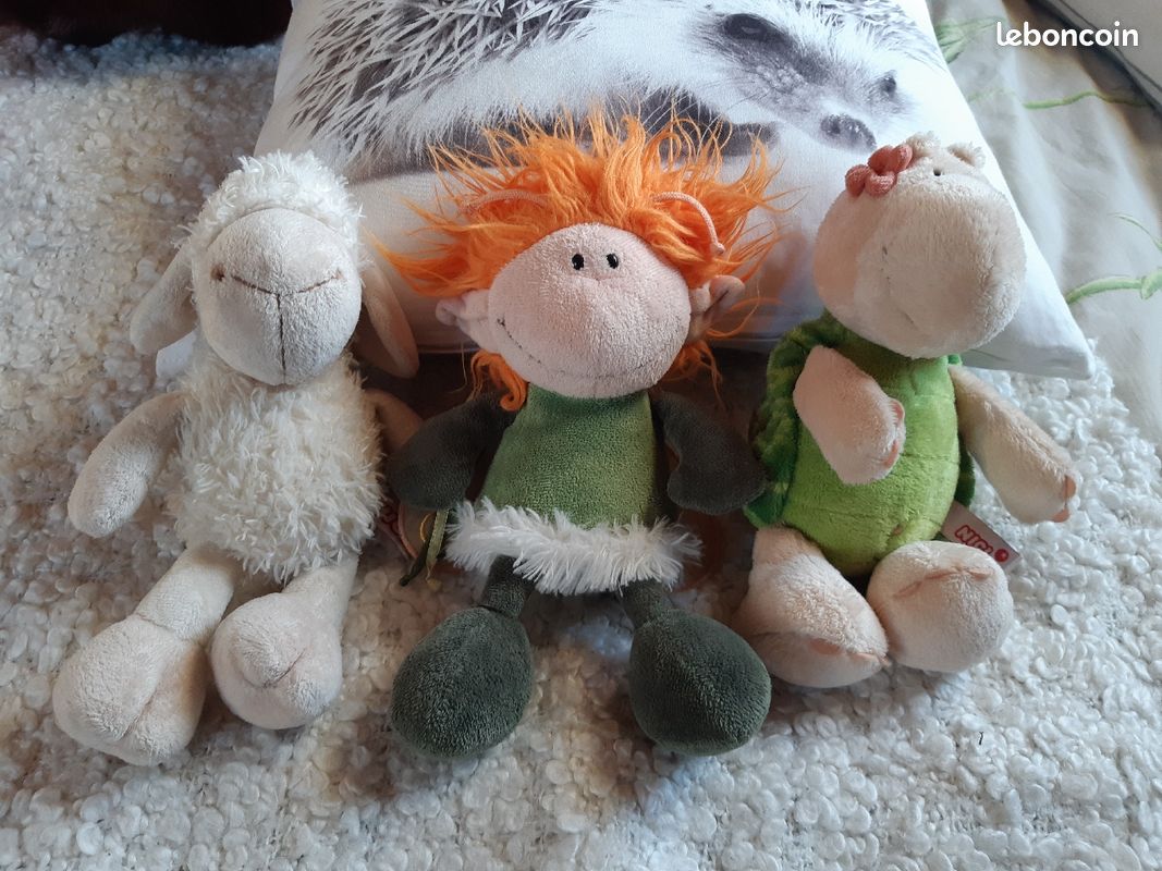 Lot de peluches Nici neuves (image 1)