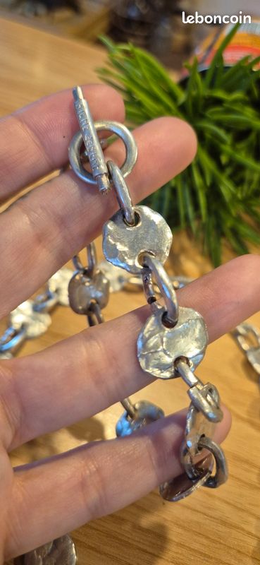 Parure De Bijoux Vintage Biche De Bère - Collier Et Boucles D'oreilles Métal Argenté/doré