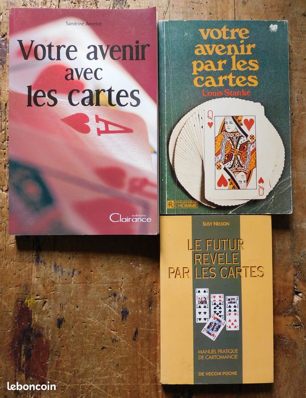 Lot de 9 livres sur les tarots et cartes divinatoires + 3 jeux tarologie ésotérisme divination (image 5)