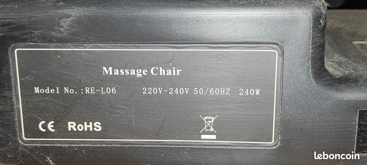 Fauteuil massant (image 4)