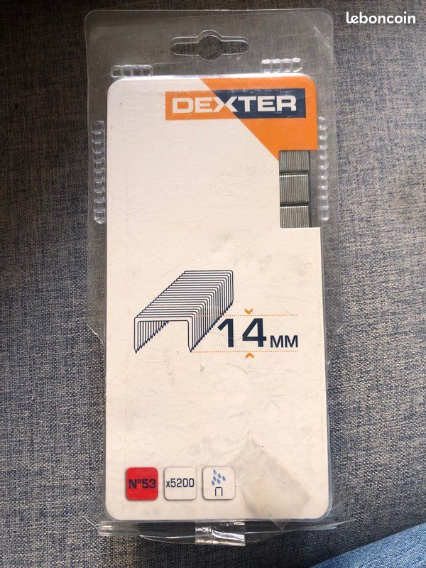 Agrafes galvanisées n*53 14mm Dexter (image 1)