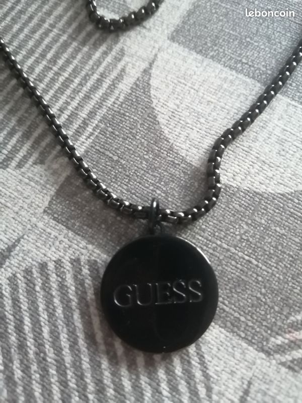 Bijou Collier Homme Guess Collier Homme GUESS Montres Bijoux
