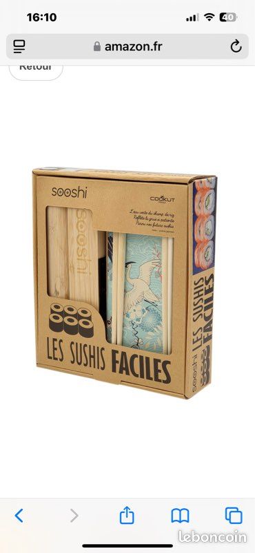 Coffret Sushis Cookut neuf (image 4)