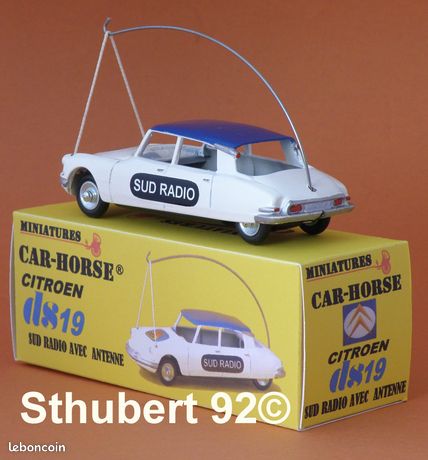 15 Car-Horse Citroën Ds 19 Auto-Ecole style Dinky Cij Jrd Norev - Collection